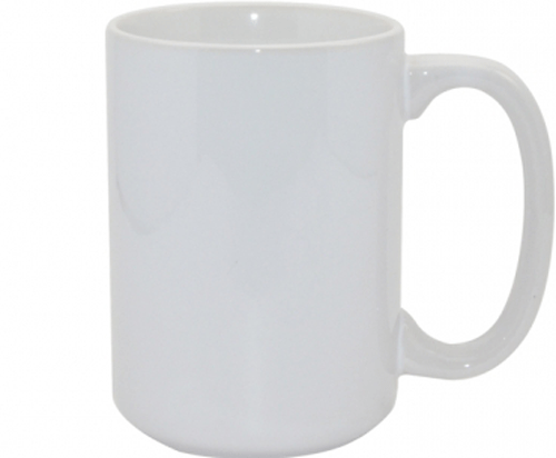 белая чашка под сублимационную печать